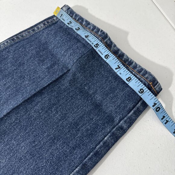 Vtg Source Jeans Mens 38 X 34 Blue Straight Baggy Loose Fit Grunge Y2K - Picture 10 of 10